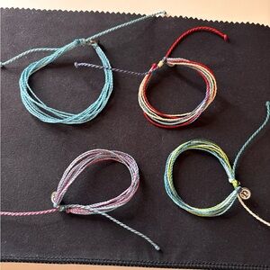 Colorful String Bracelets Set